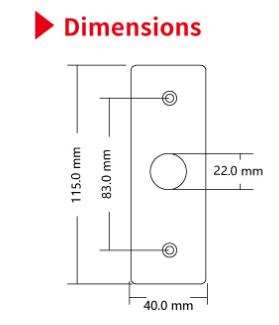 Outdoor Waterproof Exit Button S840M5-W - image 2