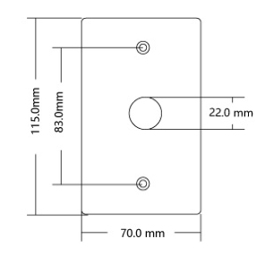 Outdoor Waterproof Exit Button S870M5-W - image 2