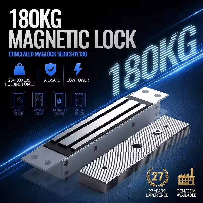 180KG/350Bls Embedded Magnetic Door Lock K-180KGM - image 2