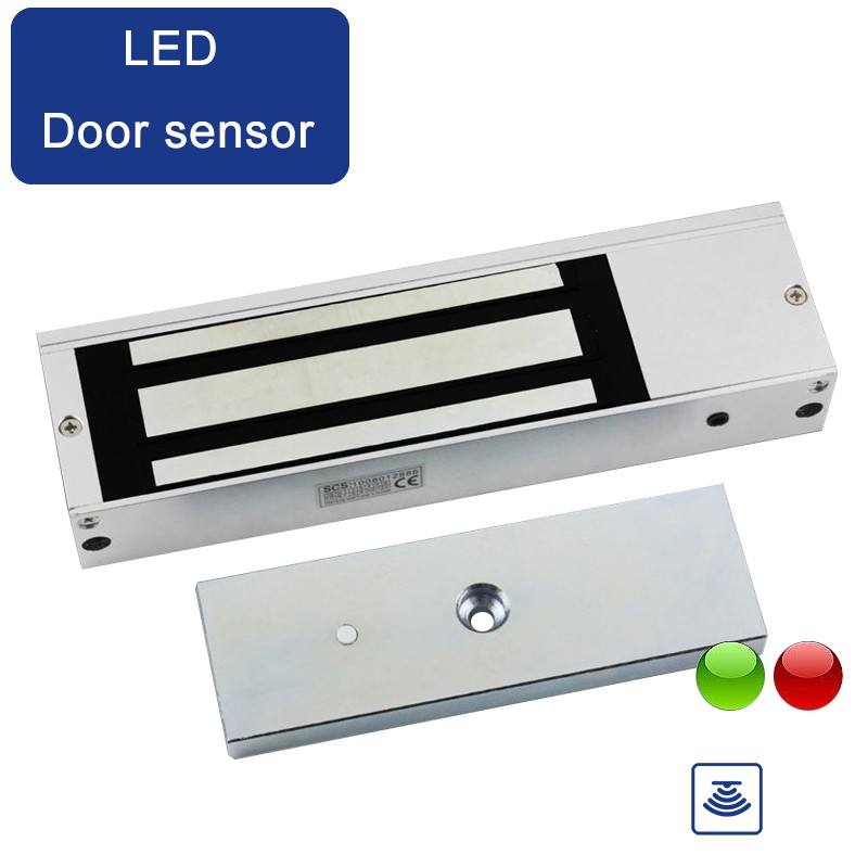 500kg Electromagnetic Lock With LED Sensor (Monitored)