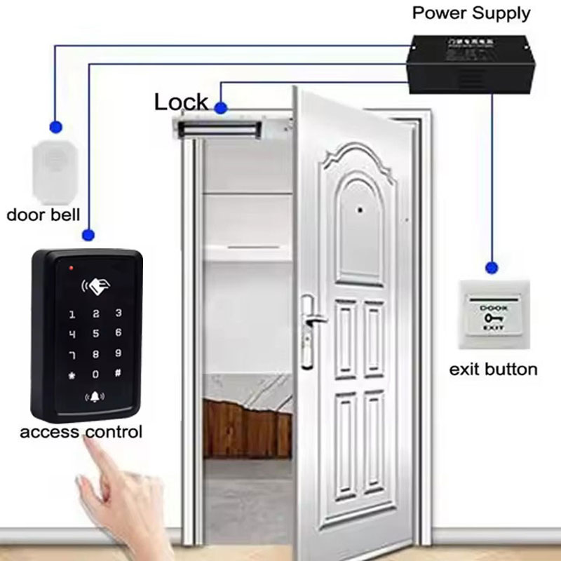 T13D Standalone RFID Access Control Keypad - diagram 2