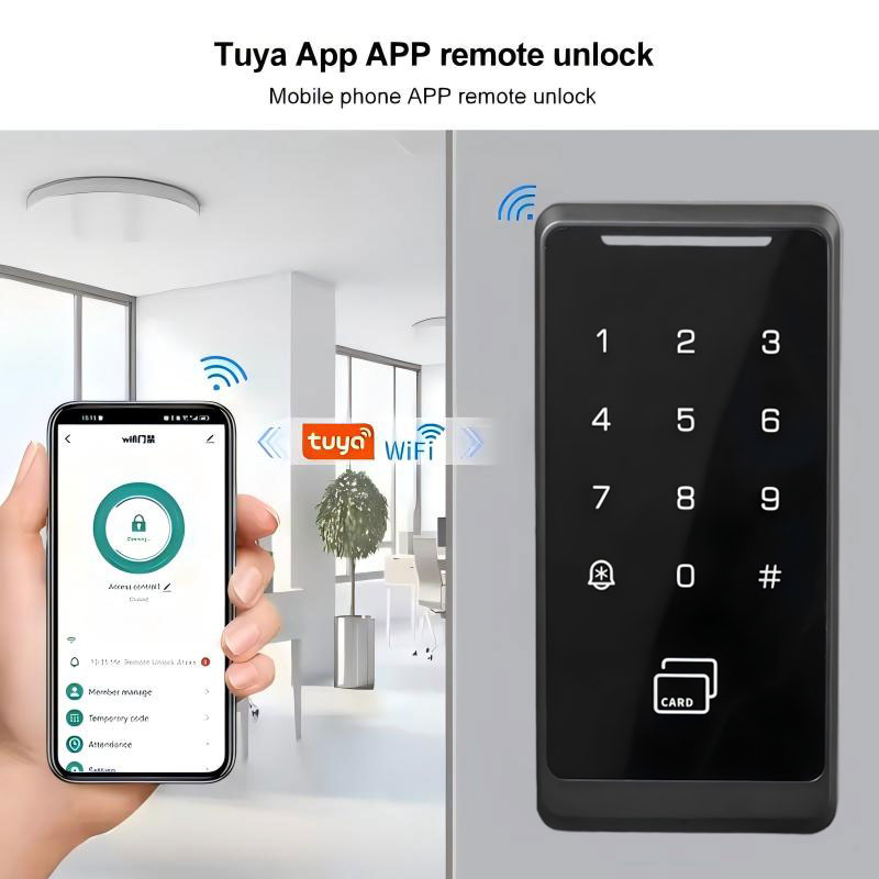 A61S WIFI Tuya App Waterproof Keypad Access Control - image 2