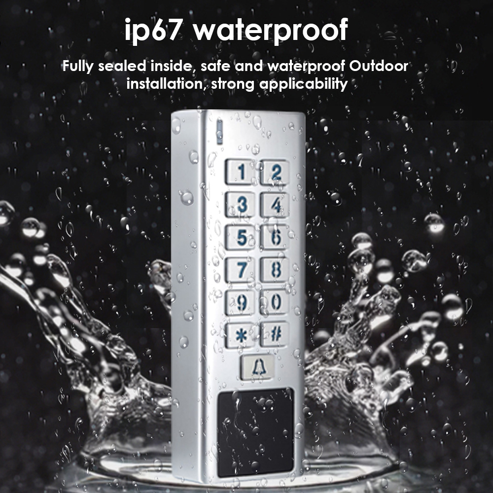 A8X-EM/MF Metal Waterproof Access Control Keypad - image 2