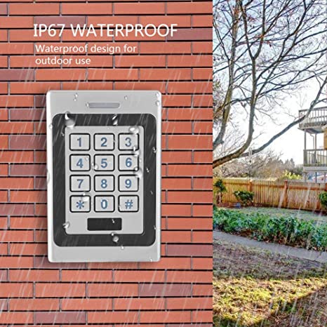 A7X-EM/MF Metal Waterproof Access Control Keypad - image 2