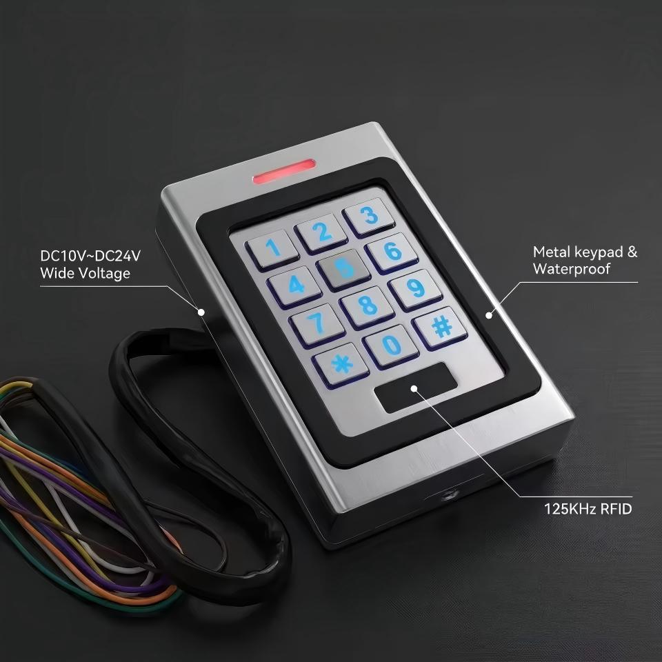 A7X-EM/MF Metal Waterproof Access Control Keypad - image 3
