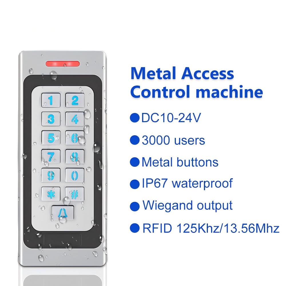 A6-EM/MF-W Metal Waterproof Access Control Keypad - image 4